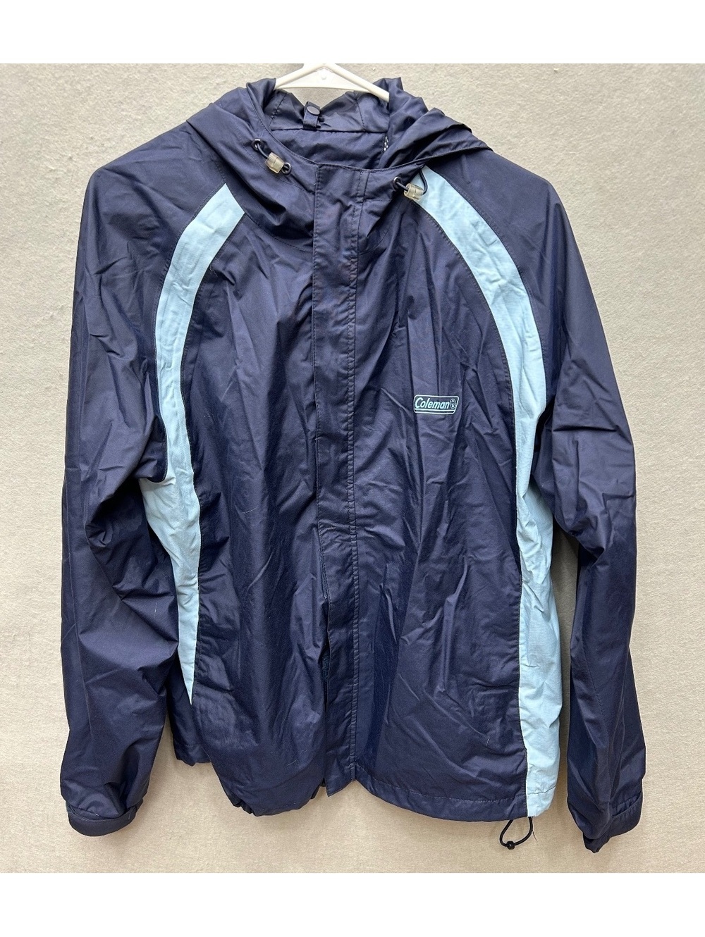 Coleman Lightweight Rain jacket Windbreaker Jacket Blue Women’s Size L/XL